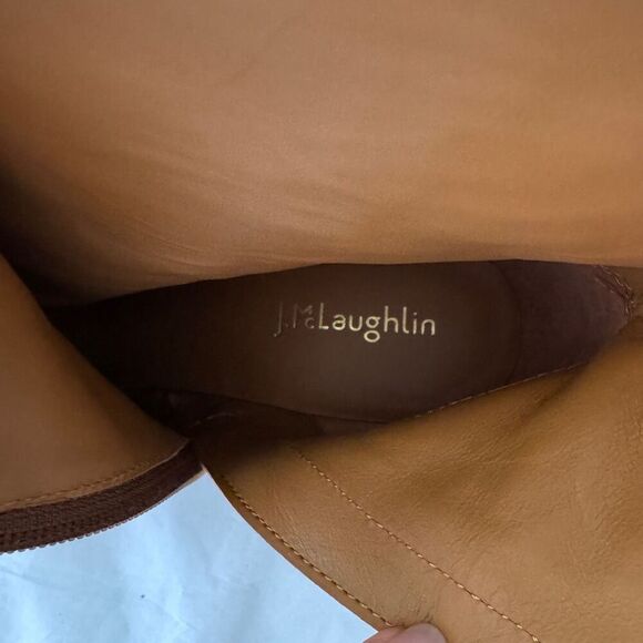 J. McLaughlin Evie Suede Booties in Cocoa 9.5 - Picture 8 of 11